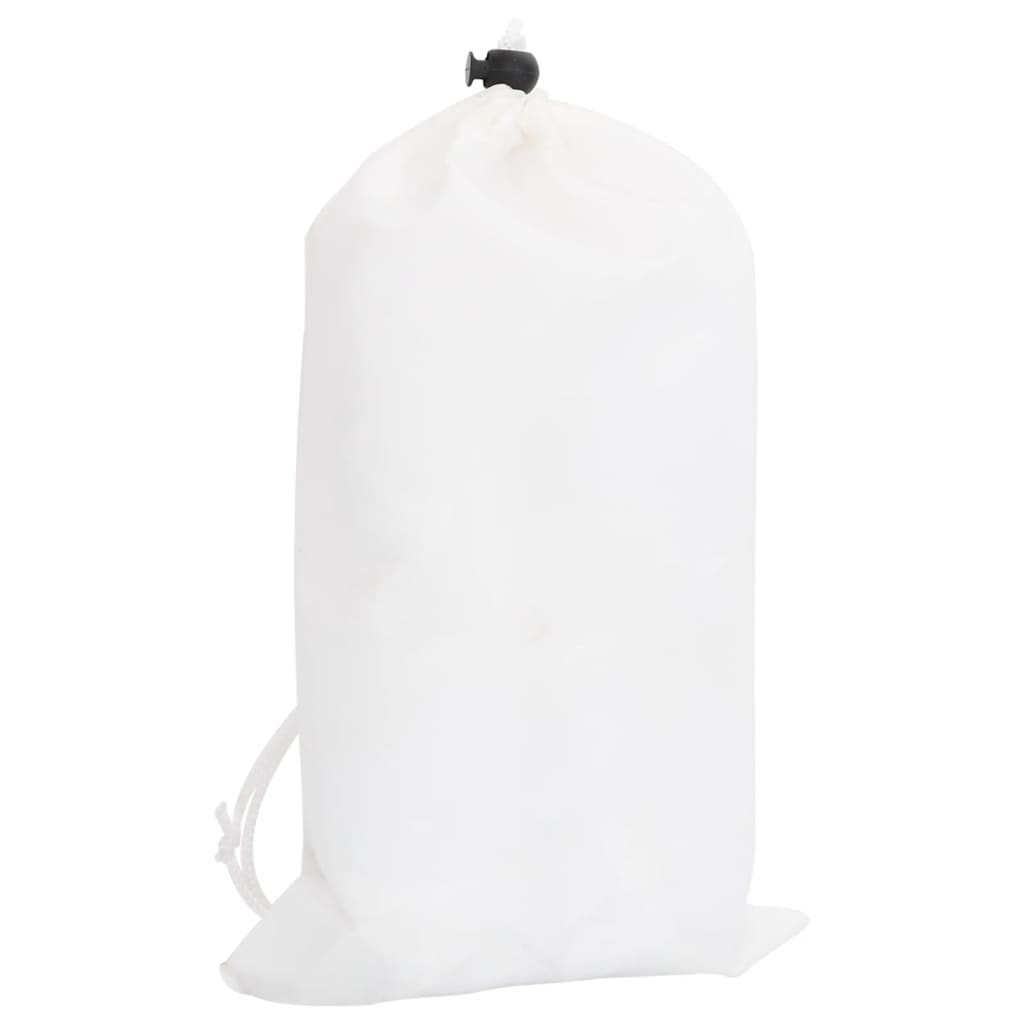 vidaXL Plasă de camuflaj cu geantă de depozitare, alb, 627x290 cm