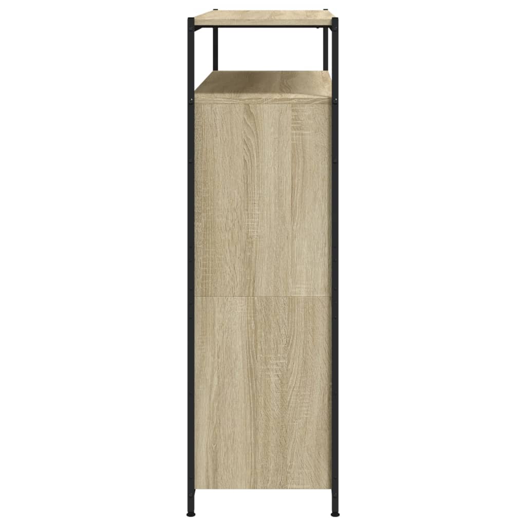 vidaXL Pantofar cu 4 sertare rabatabile, stejar sonoma, 100x34x112 cm