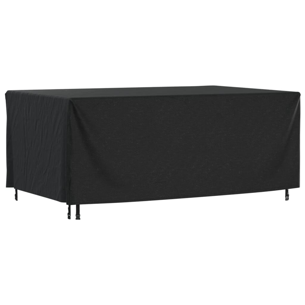 vidaXL Husă mobilier de grădină negru 225x143x90 cm impermeabilă 420D