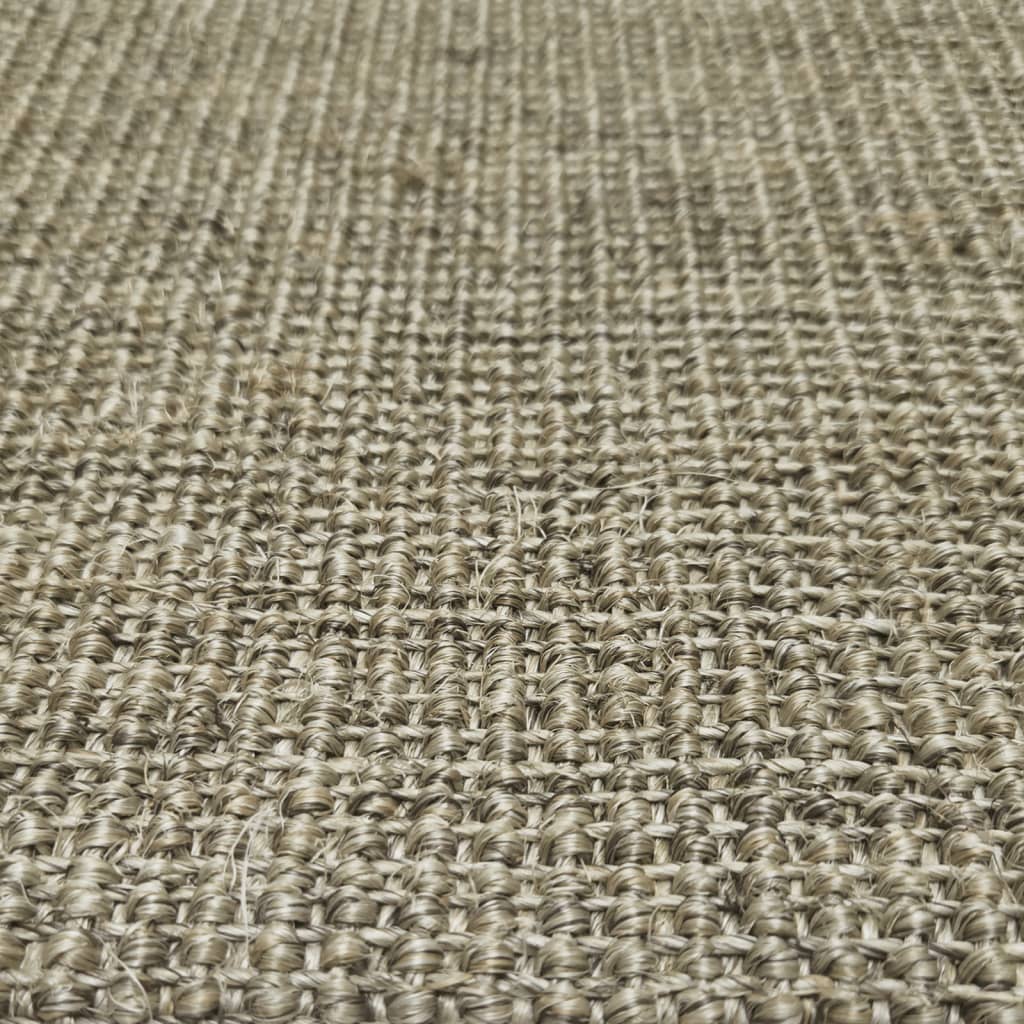 vidaXL Covor din sisal pentru stâlp de zgâriat, gri taupe, 80x250 cm