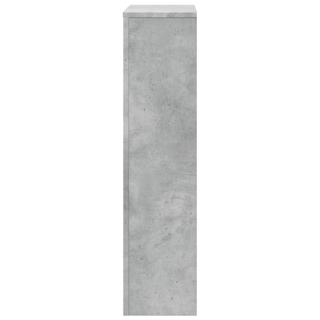 vidaXL Mască pentru calorifer, gri beton, 78x20x82 cm, lemn prelucrat