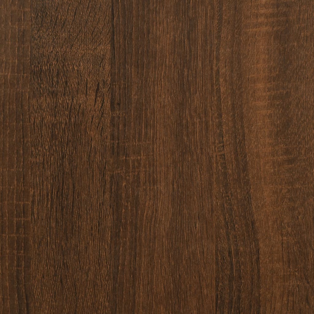vidaXL Cadru de pat, stejar maro, 150x200 cm, lemn prelucrat