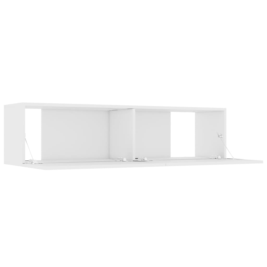 vidaXL Comodă TV, alb, 120 x 30 x 30 cm, lemn prelucrat