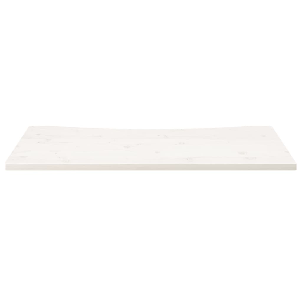 vidaXL Blat de birou, alb, 110x60x2,5 cm, lemn masiv de pin