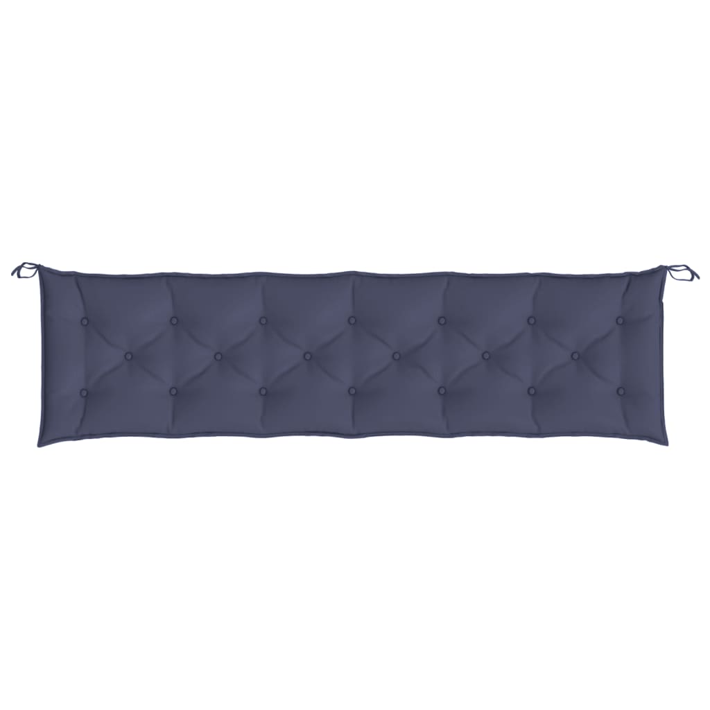 vidaXL Pernă bancă de grădină, bleumarin, 200x50x7cm, textil oxford