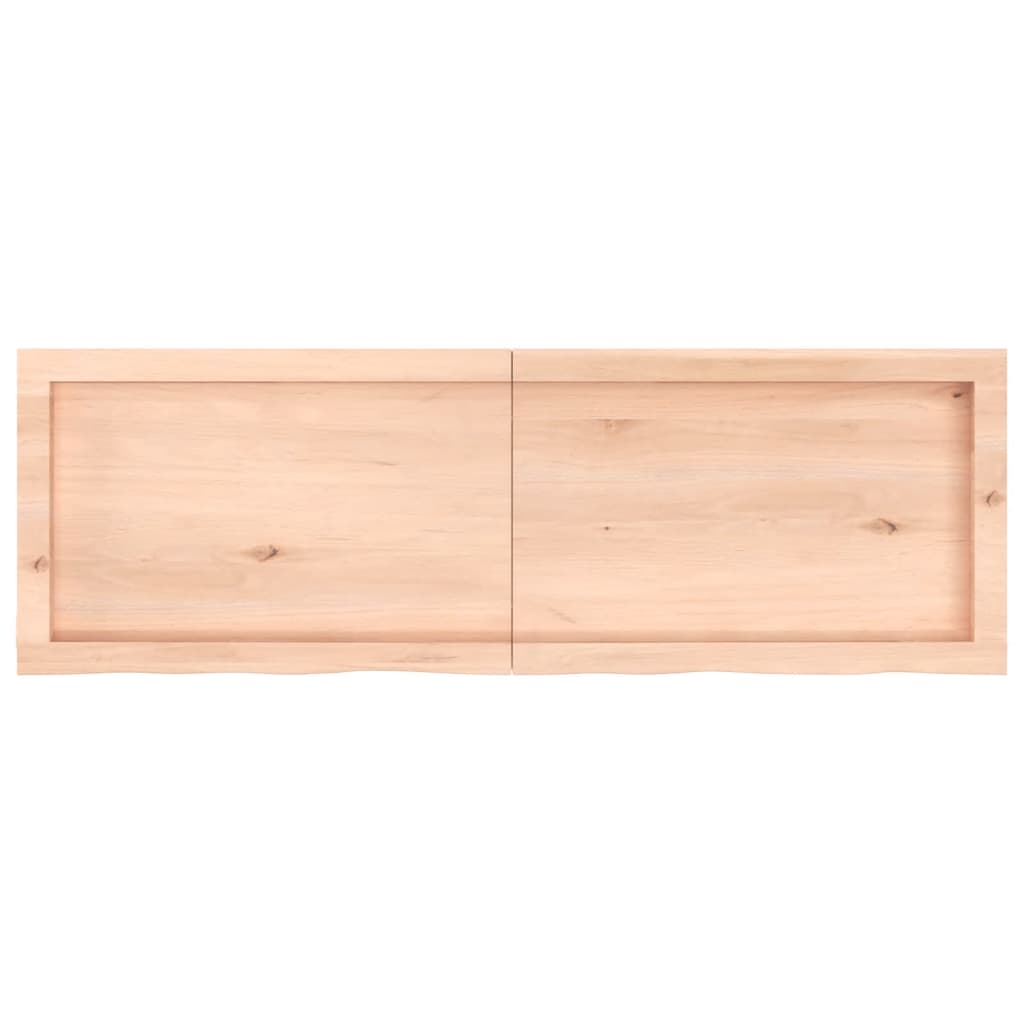 vidaXL Blat de masă, 120x40x6 cm, lemn masiv de stejar netratat
