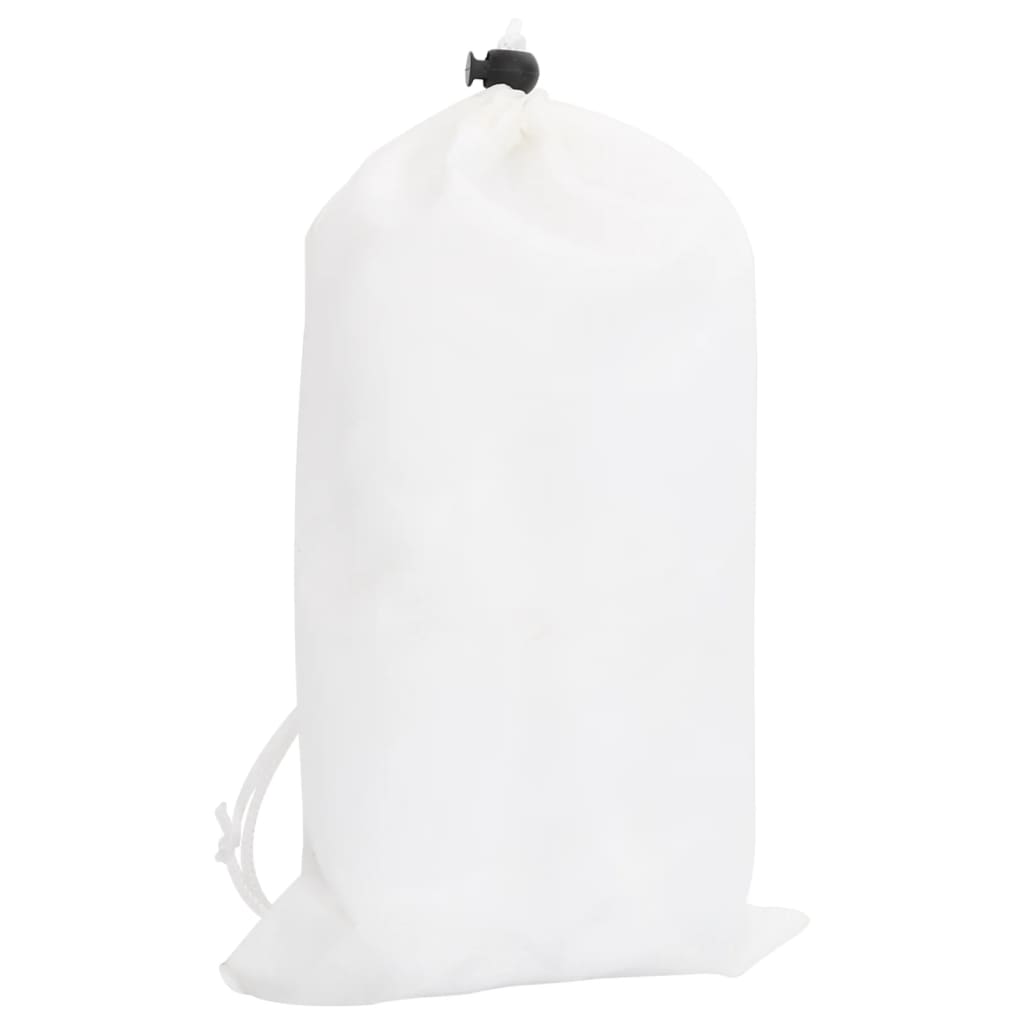 vidaXL Plasă de camuflaj cu geantă de depozitare, alb, 753x199 cm