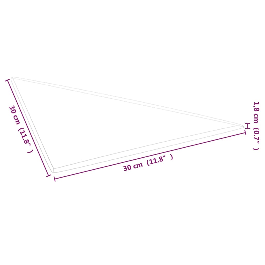 vidaXL Panouri de perete, 12 buc., albastru, 30x30 cm, catifea 0,54 m²