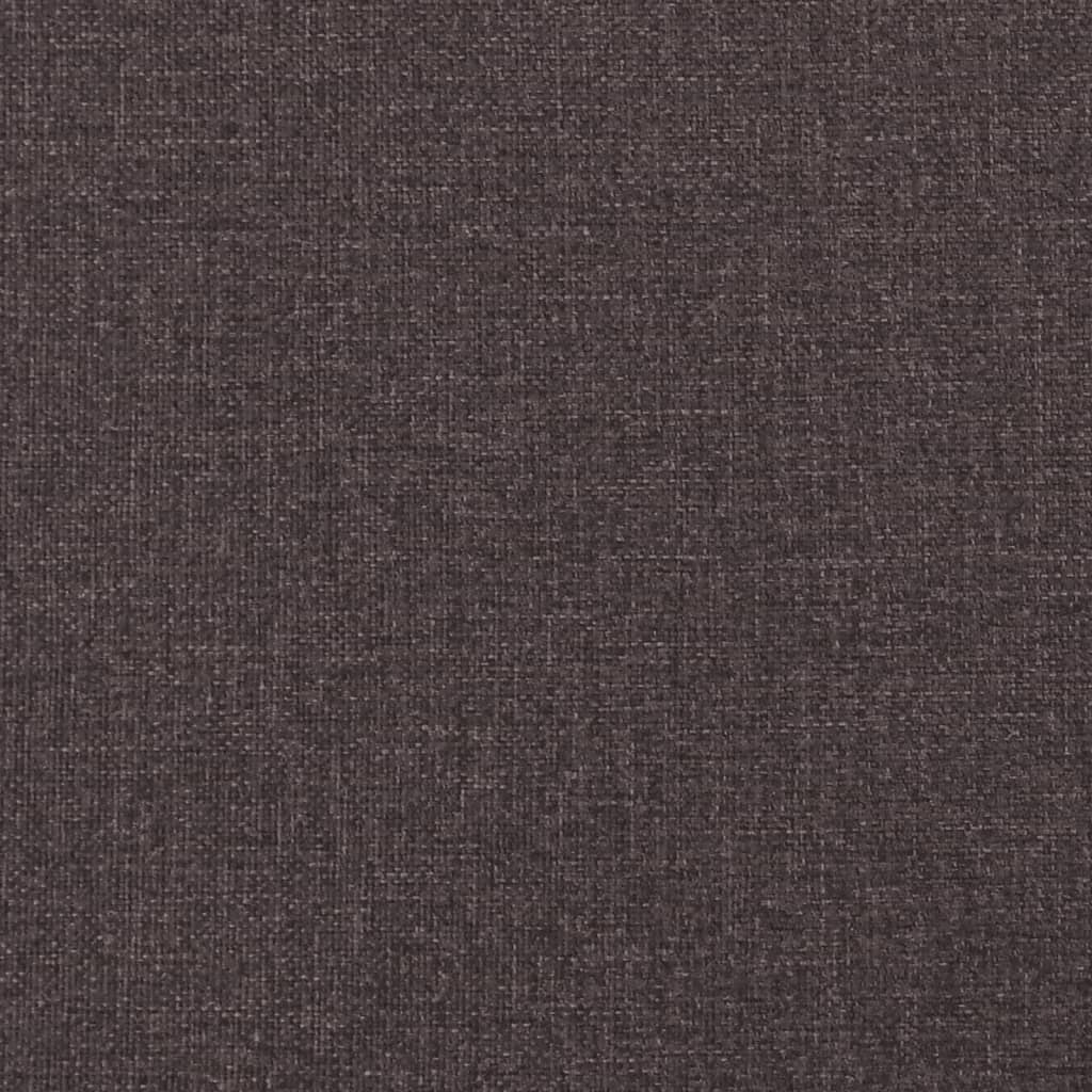 vidaXL Pernă pentru tăblie de pat maro închis, 100 cm, material textil