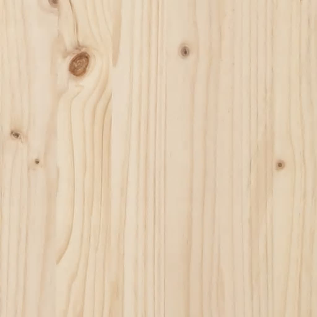 vidaXL Pat pentru seniori, 140x200 cm, lemn masiv de pin