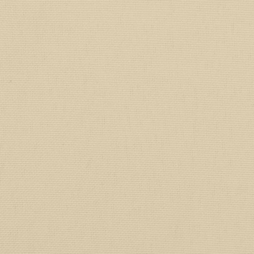 vidaXL Perne de scaun, 4 buc., bej, 40x40x7 cm, textil oxford