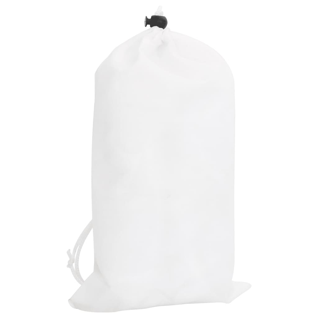 vidaXL Plasă de camuflaj cu geantă de depozitare, alb, 312x140 m