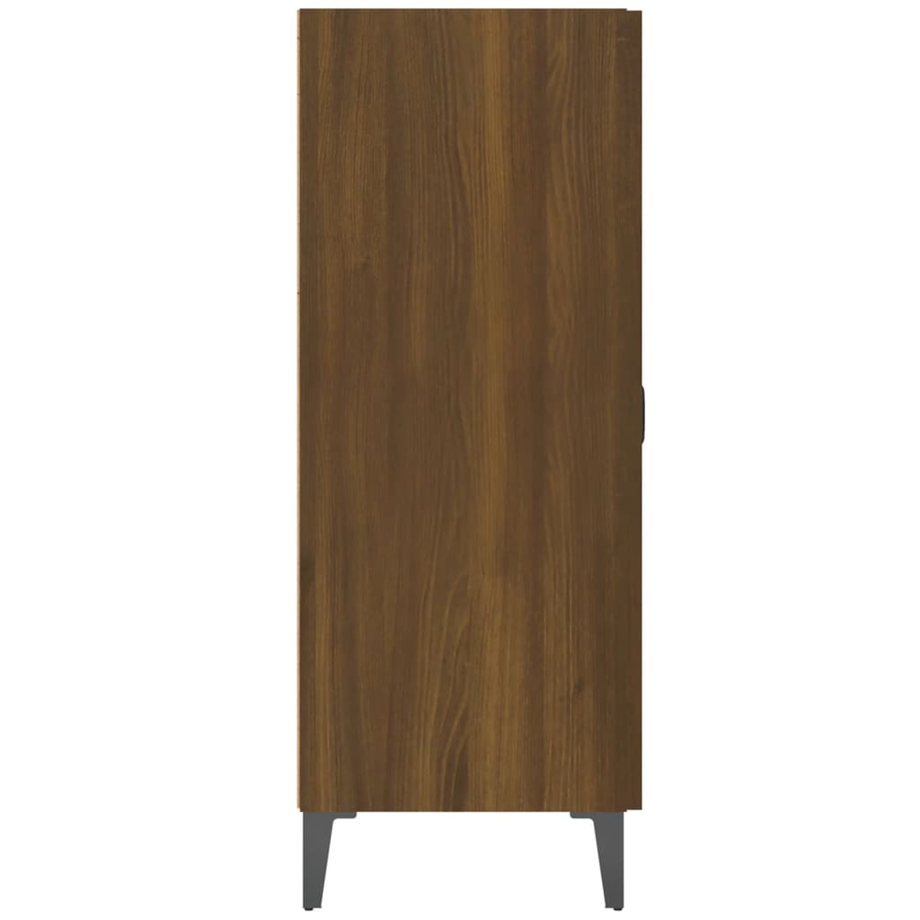vidaXL Dulap, stejar maro, 69,5x34x90 cm, lemn prelucrat