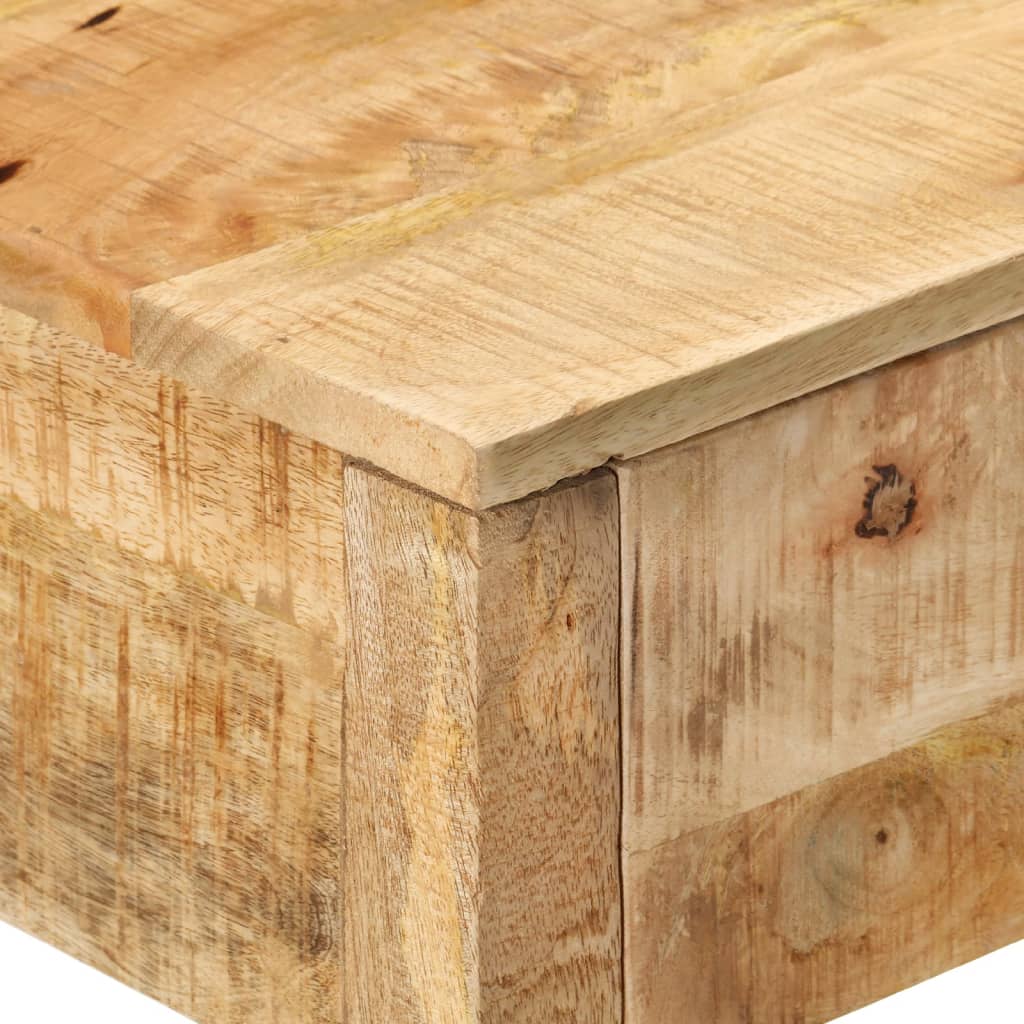 vidaXL Consolă cu 2 sertare, 110x35x75 cm, lemn masiv de mango