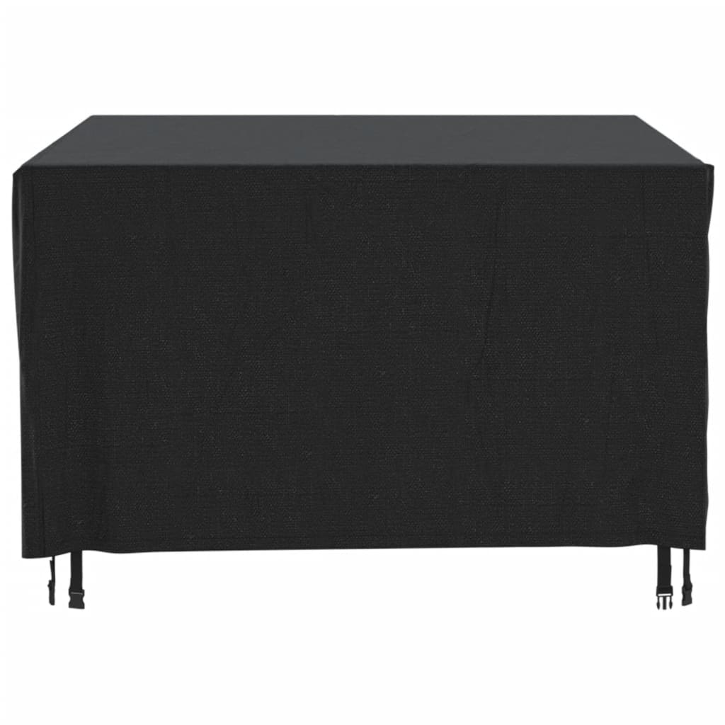 vidaXL Husă mobilier de grădină negru 225x143x90 cm impermeabilă 420D