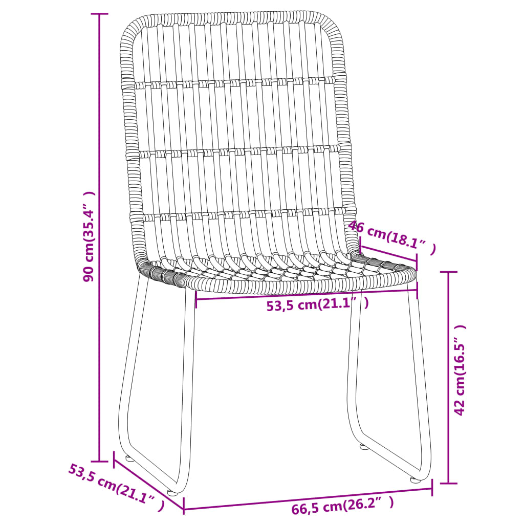 vidaXL Set de mobilier pentru grădină, 3 piese, stejar