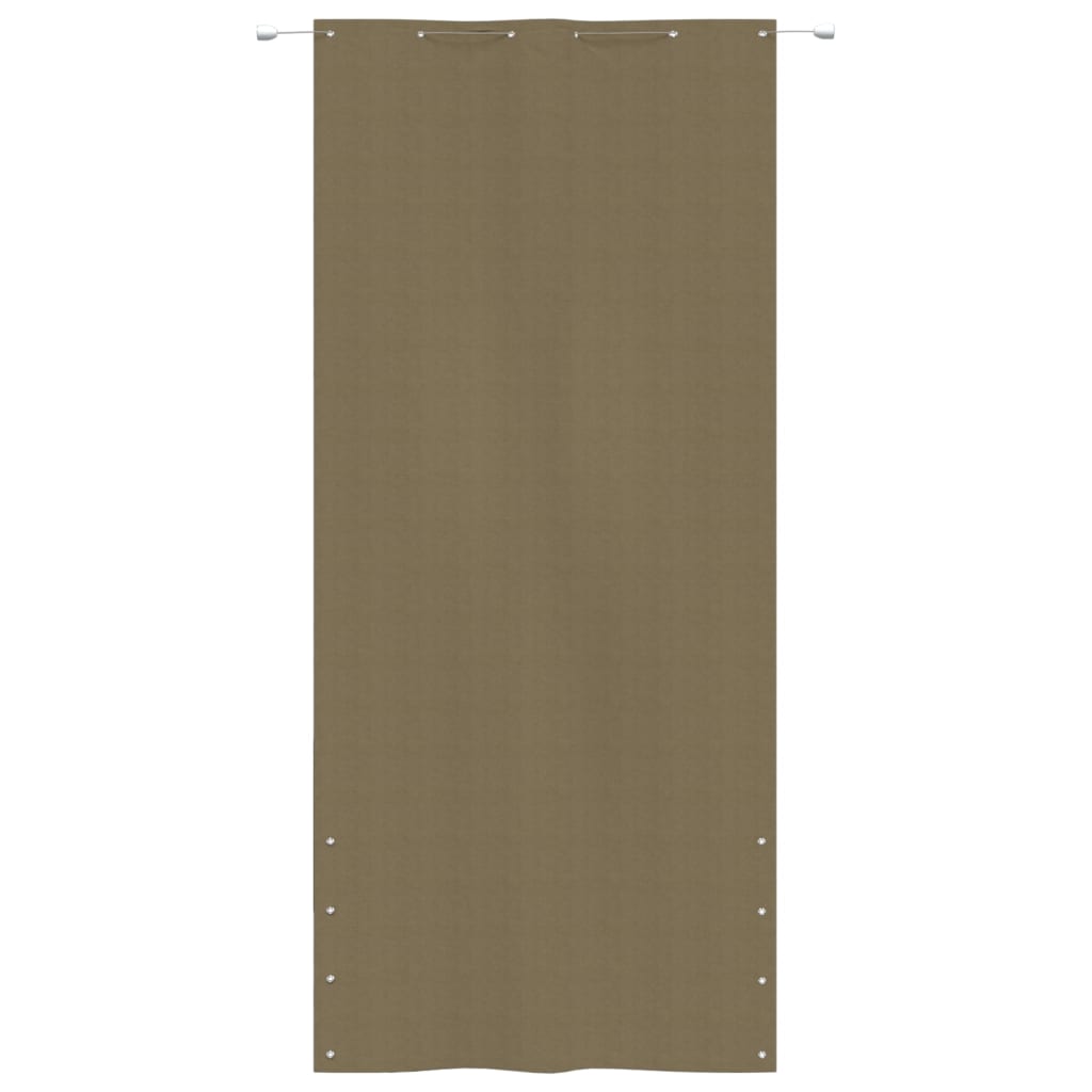 vidaXL Paravan de balcon, gri taupe, 120x240 cm, țesătură oxford