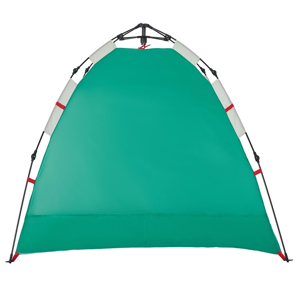 vidaXL Cort camping 2 persoane verde marin impermeabil setare rapidă