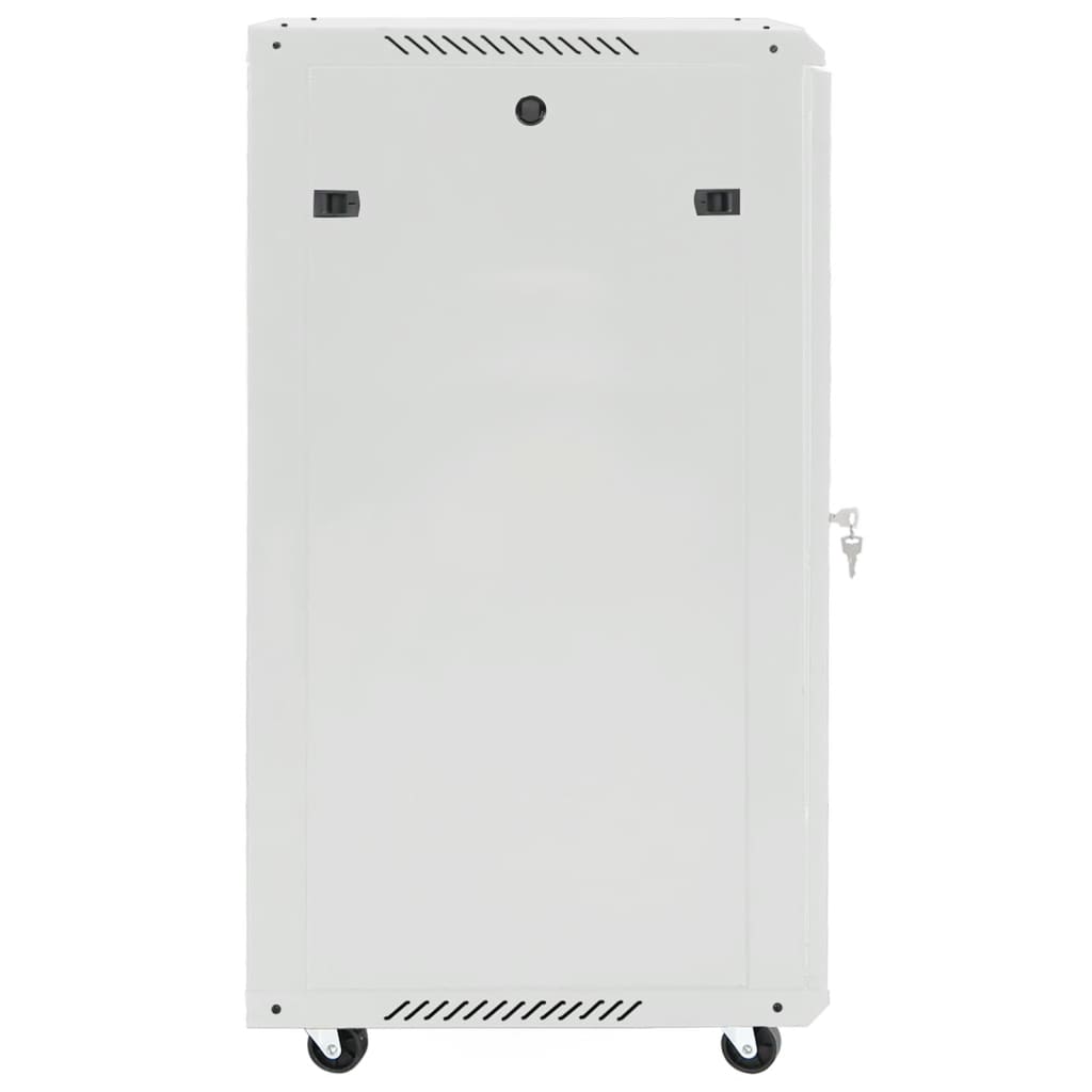 vidaXL Dulap server, picioare pivotante, 18U, 19" IP20 53x40x80 cm