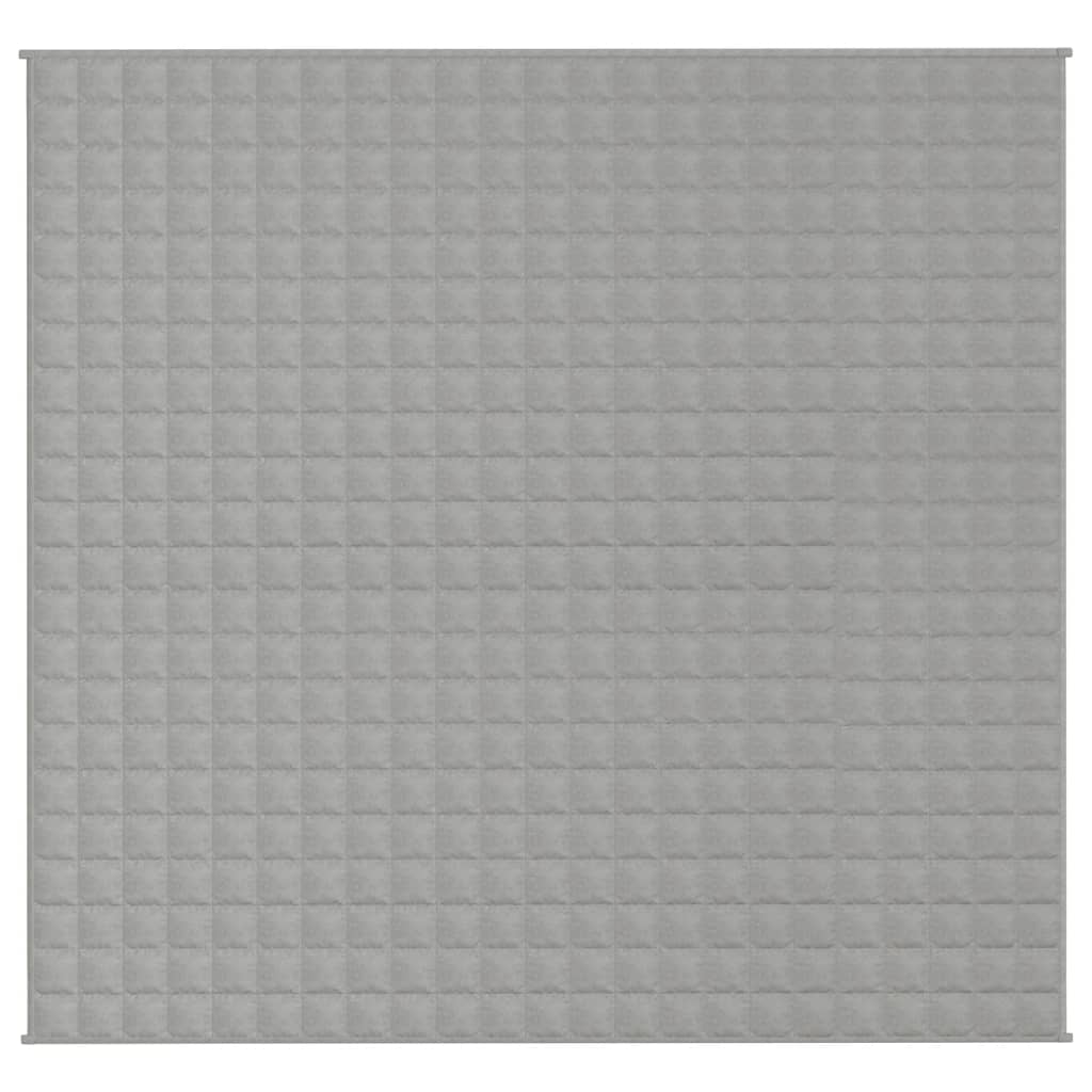 vidaXL Pătură anti-stres, gri, 220x240 cm, 11 kg, material textil