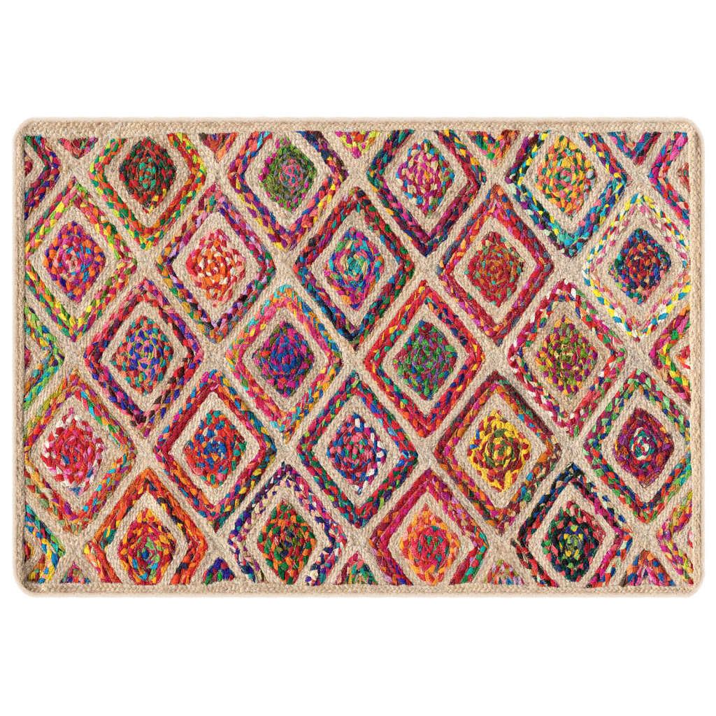 vidaXL Covor lavabil anti-alunecare, multicolor, 160x230 cm