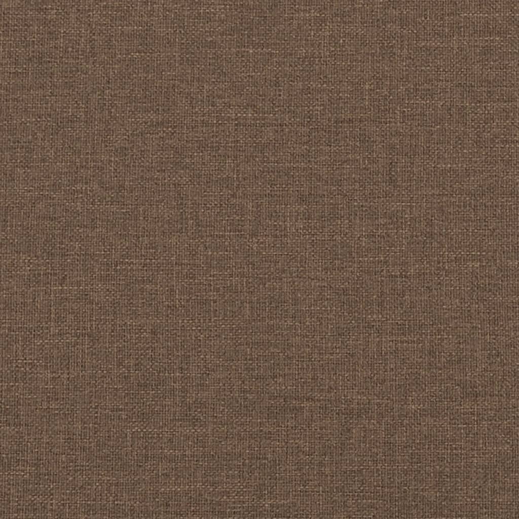 vidaXL Canapea cu 3 locuri, maro, 180 cm, material textil