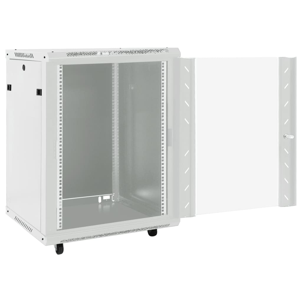 vidaXL Dulap server, picioare pivotante, 18U, 19" IP20 53x40x80 cm