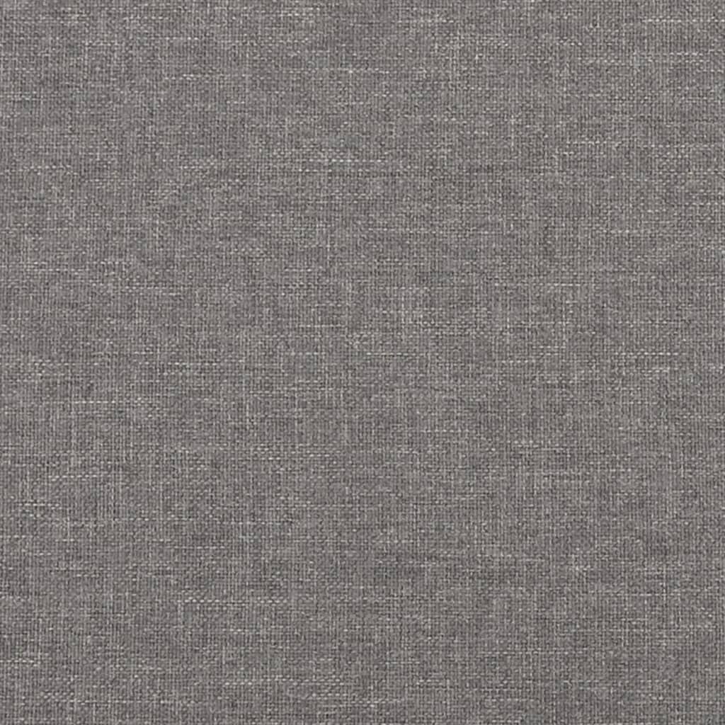 vidaXL Canapea cu 2 locuri, gri deschis, 140 cm, material textil