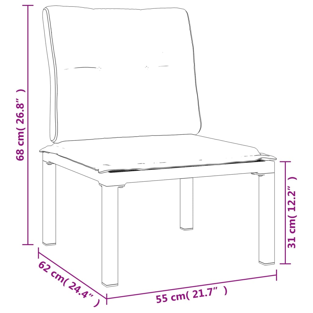 vidaXL Set mobilier de grădină, 4 piese, negru și gri, poliratan