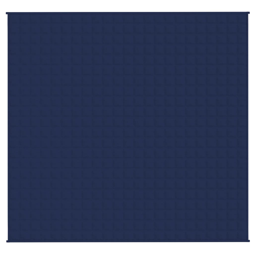 vidaXL Pătură grea, albastru, 220x230 cm, 11 kg, material textil