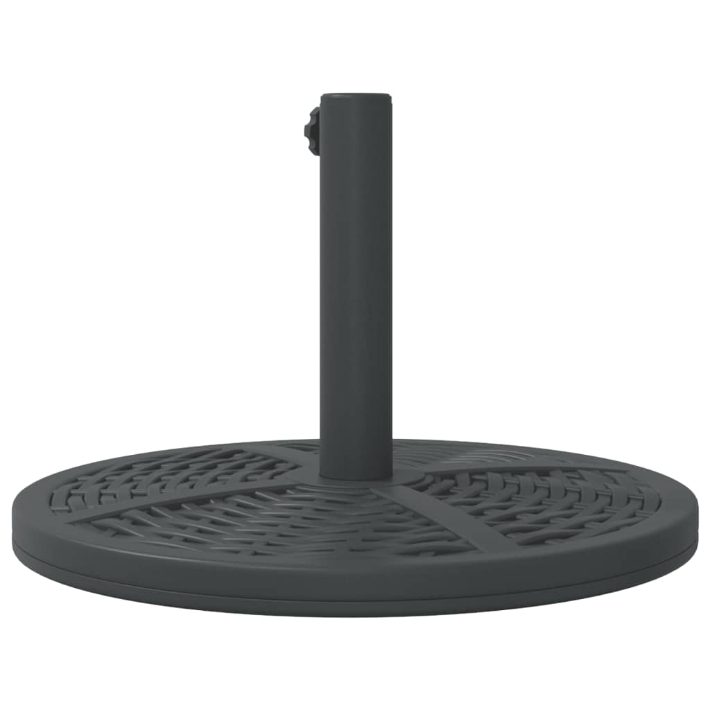 vidaXL Suport umbrelă pentru stâlpi Ø38 / 48 mm, 12 kg, rotund