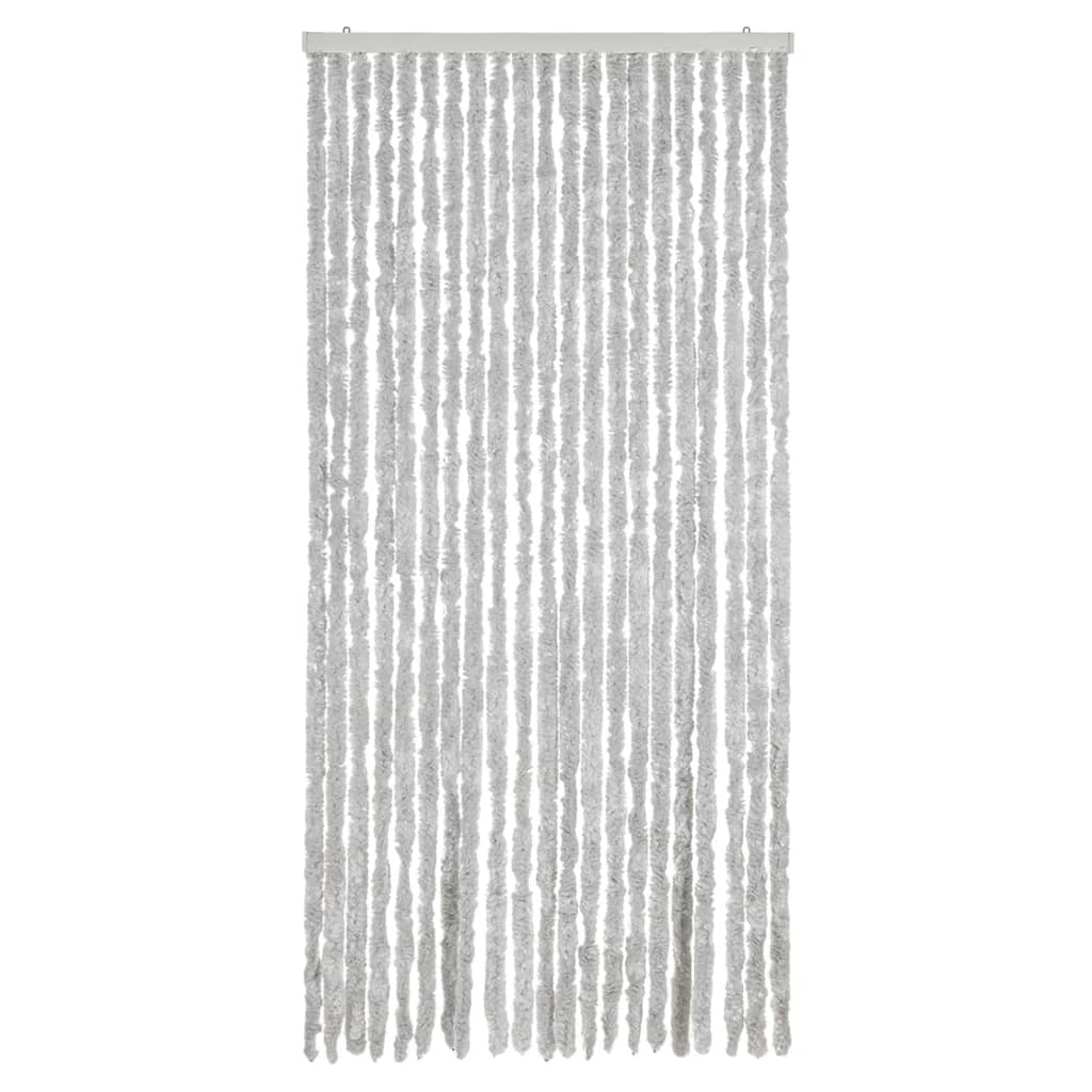 vidaXL Perdea pentru insecte, gri, 90x200 cm, chenille