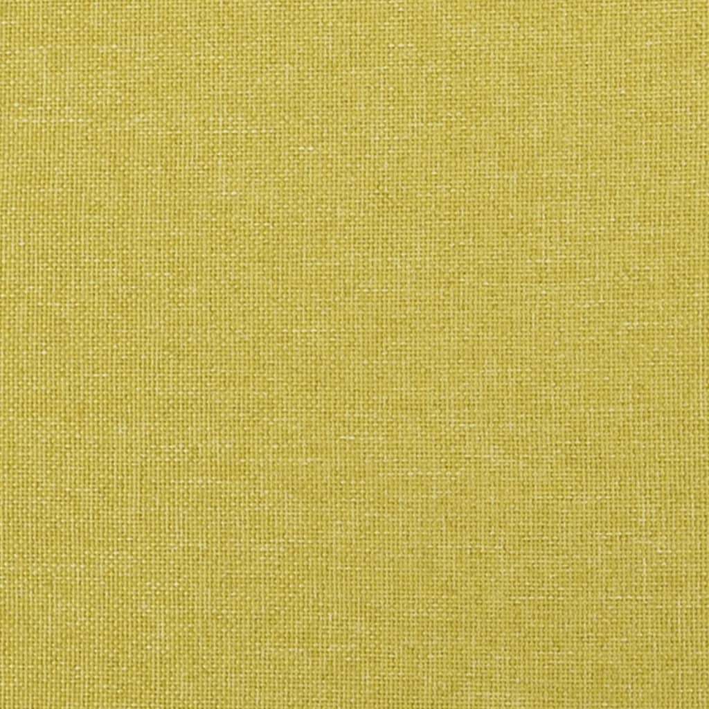 vidaXL Tăblie de pat cu aripioare, verde, 147x23x118/128 cm, textil