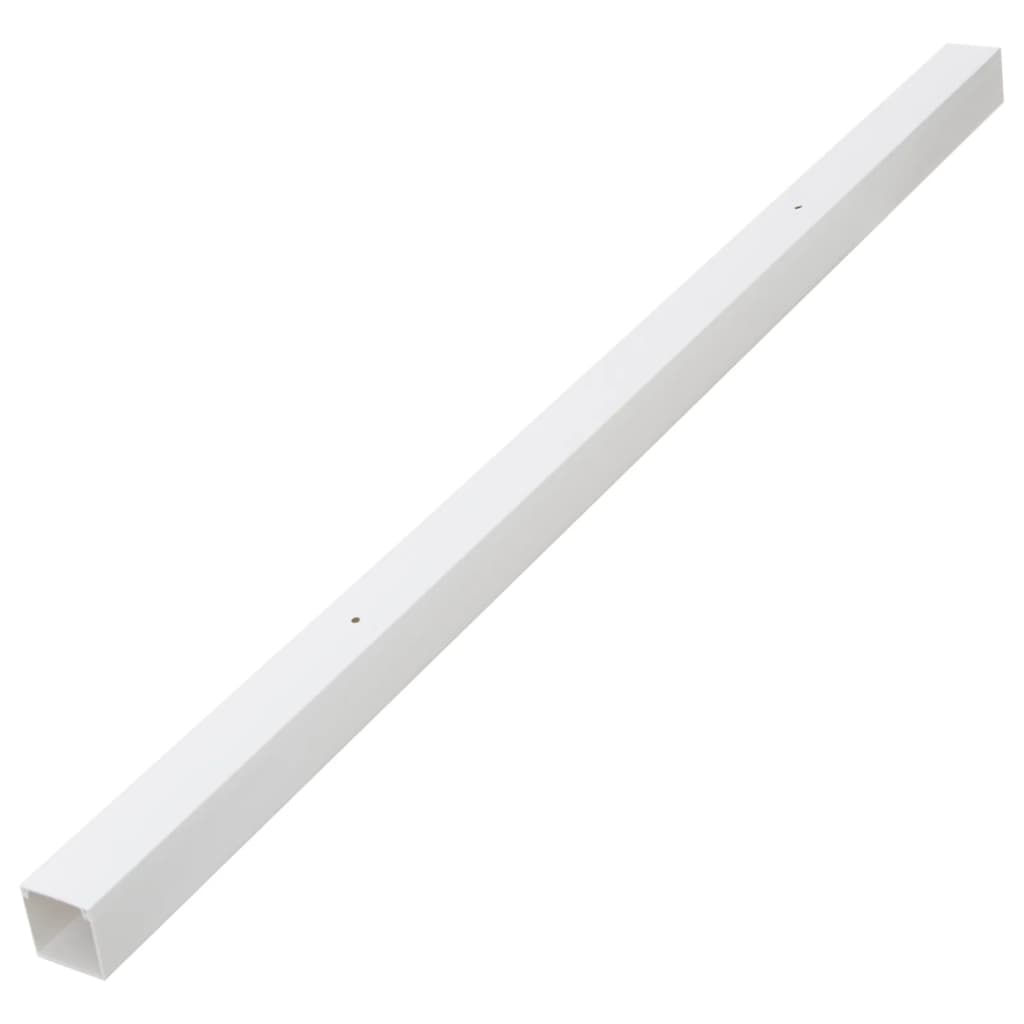 vidaXL Șine de cabluri, 100x40 mm, 10 m, PVC