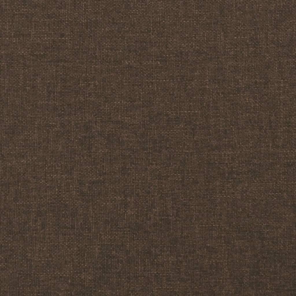 vidaXL Saltea cu arcuri buzunar de copii, maro închis 80x160 cm textil