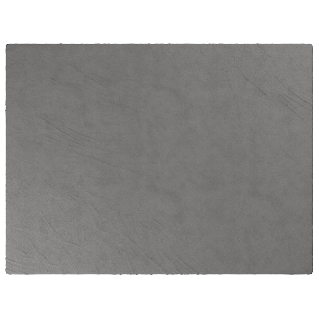 vidaXL Pătură grea cu husă, gri, 152x203 cm, 7 kg, material textil