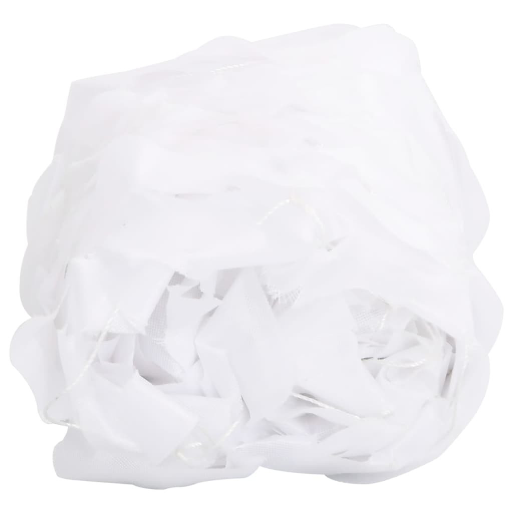 vidaXL Plasă de camuflaj cu geantă de depozitare, alb, 614x581 cm