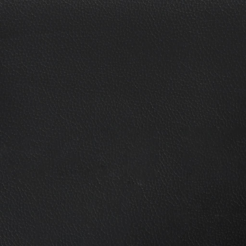 vidaXL Tăblii de pat, 4 buc, negru, 80x5x78/88 cm, piele ecologică