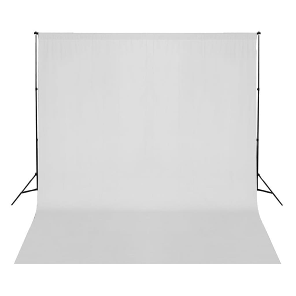 vidaXL Set studio foto cu set de lumini, fundal și reflector