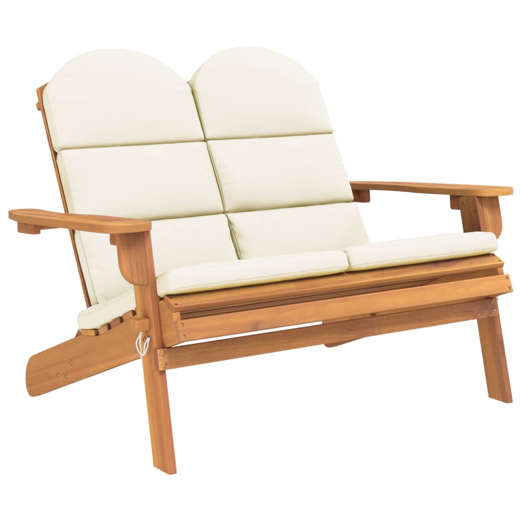 vidaXL Set mobilier de grădină Adirondack, 3 piese, lemn masiv acacia