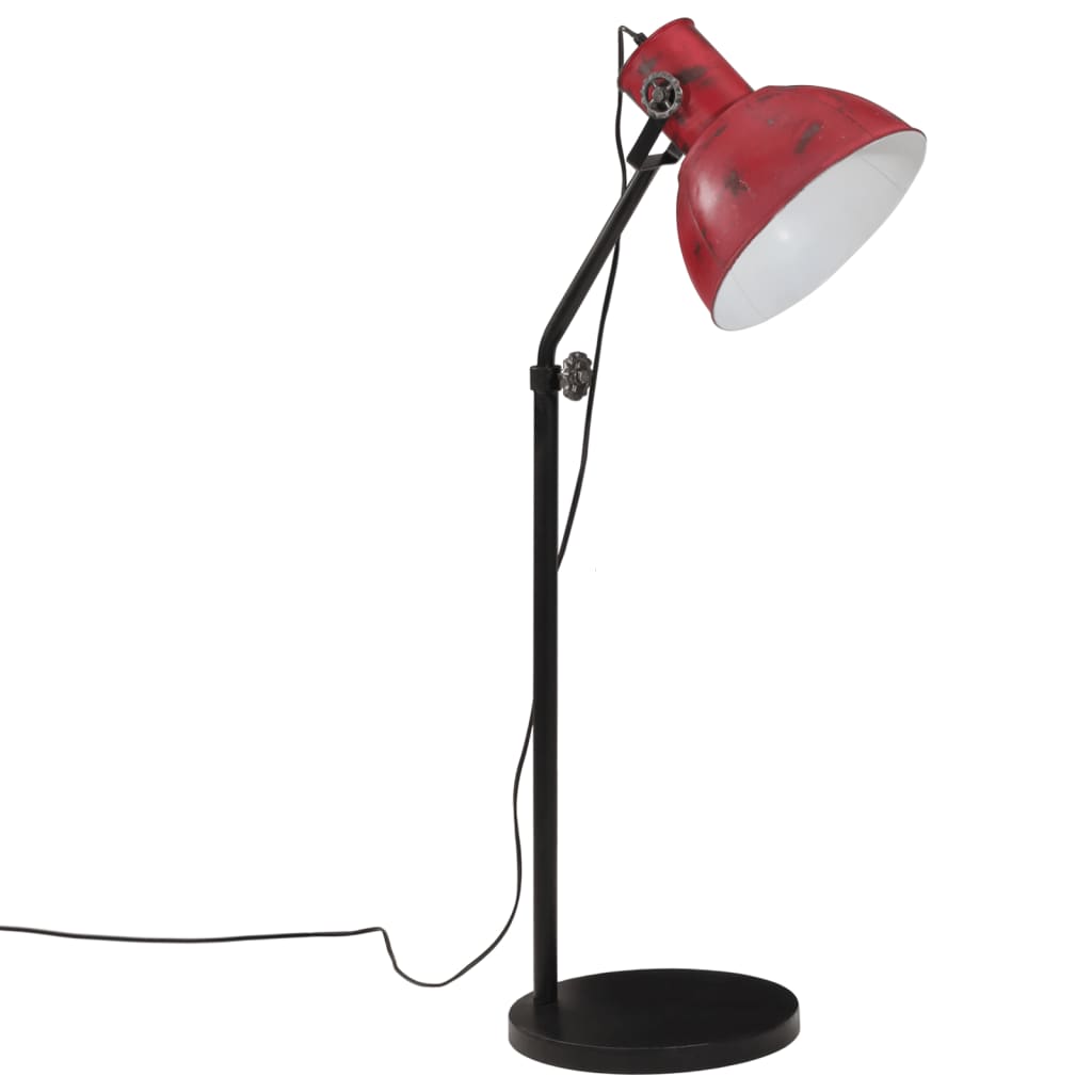 vidaXL Lampă de podea, 25 W, roșu uzat, 30x30x90-150 cm, E27