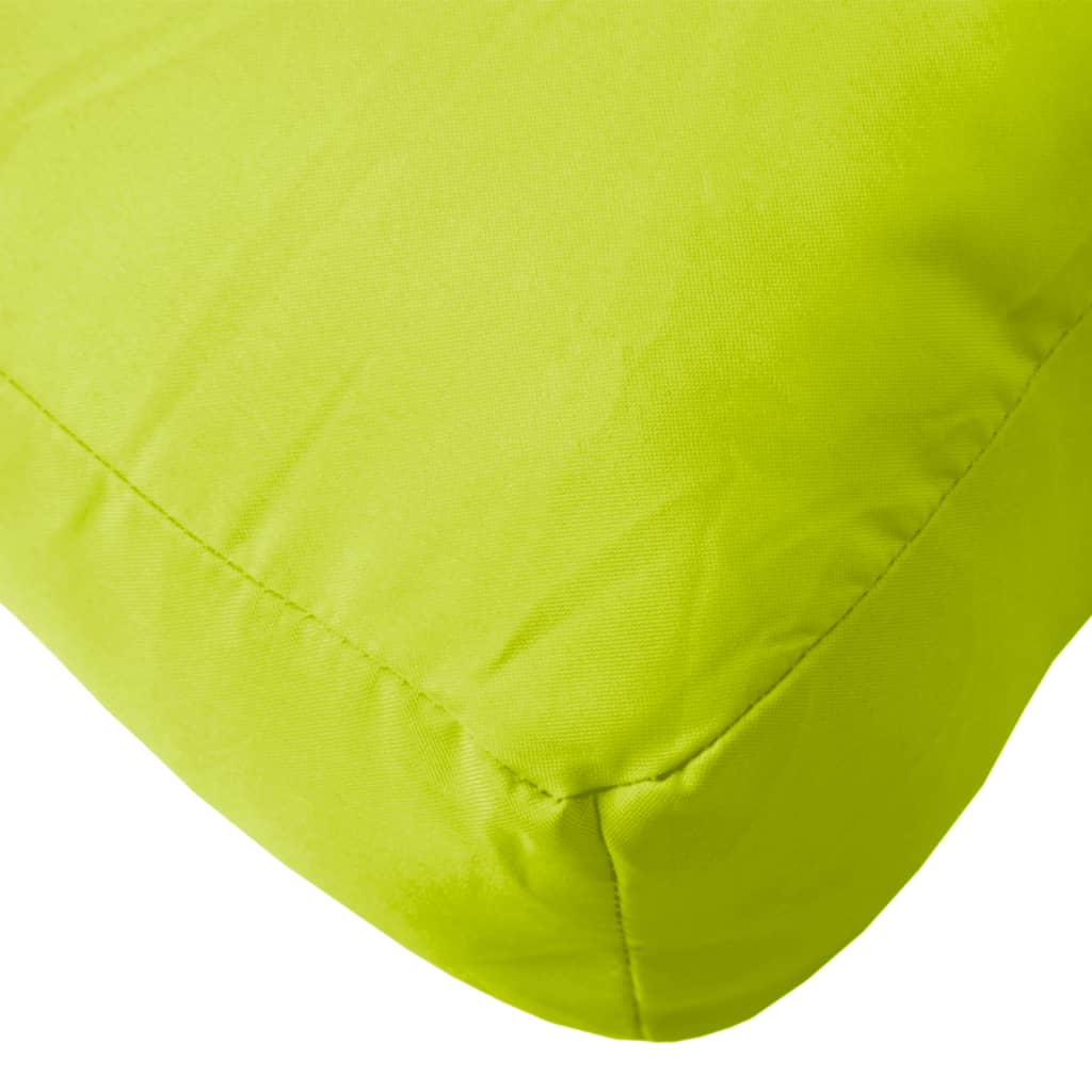 vidaXL Pernă de paleți, verde aprins, 50x40x12 cm, material textil