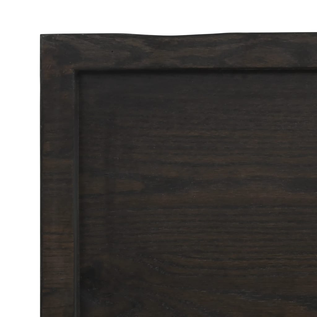 vidaXL Blat masă, 180x50x(2-4) cm, maro, lemn tratat contur organic