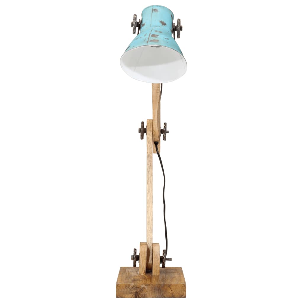 vidaXL Lampă de birou 25 W, albastru uzat, 23x18x96 cm, E27