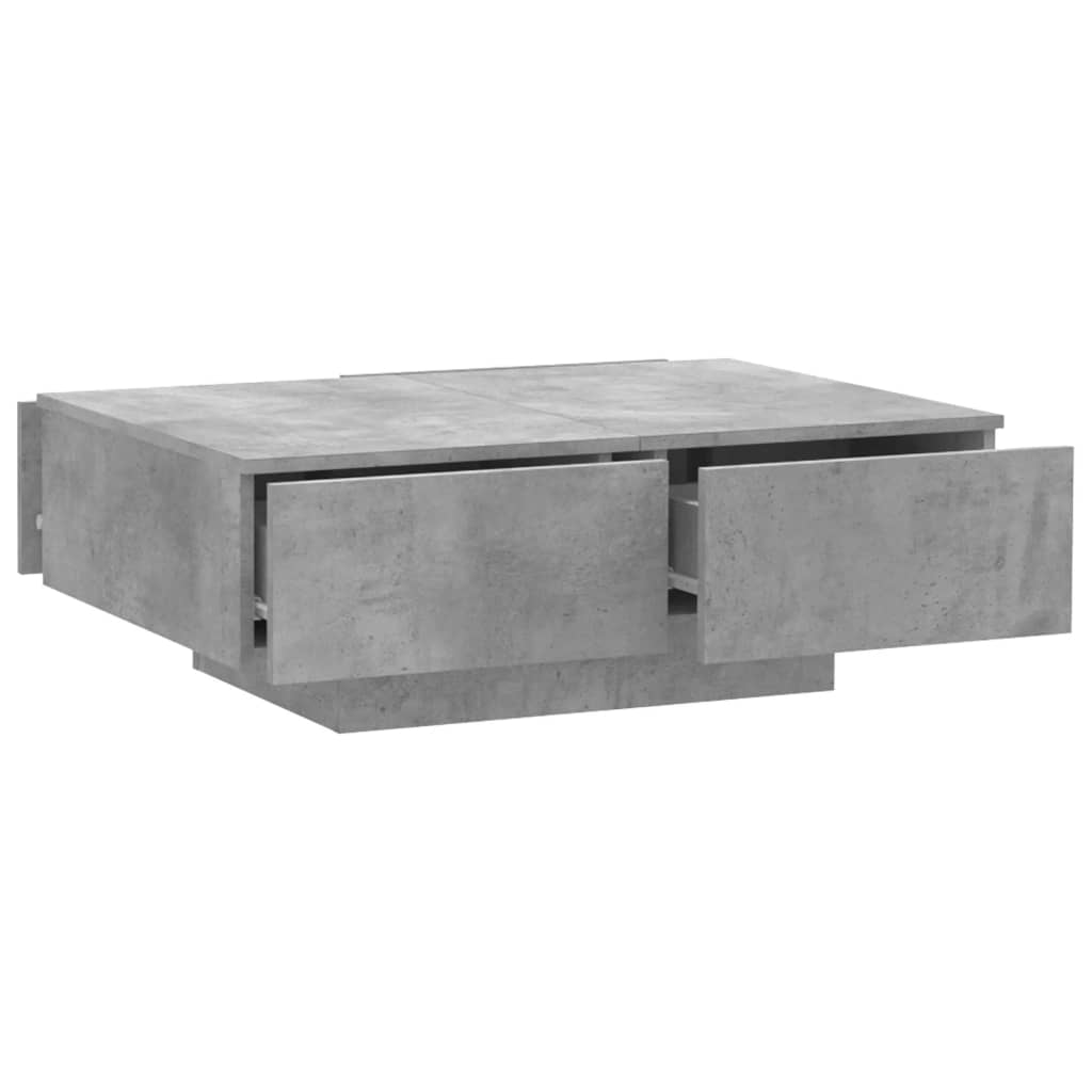 vidaXL Măsuță de cafea, gri beton, 90x60x31 cm, lemn prelucrat
