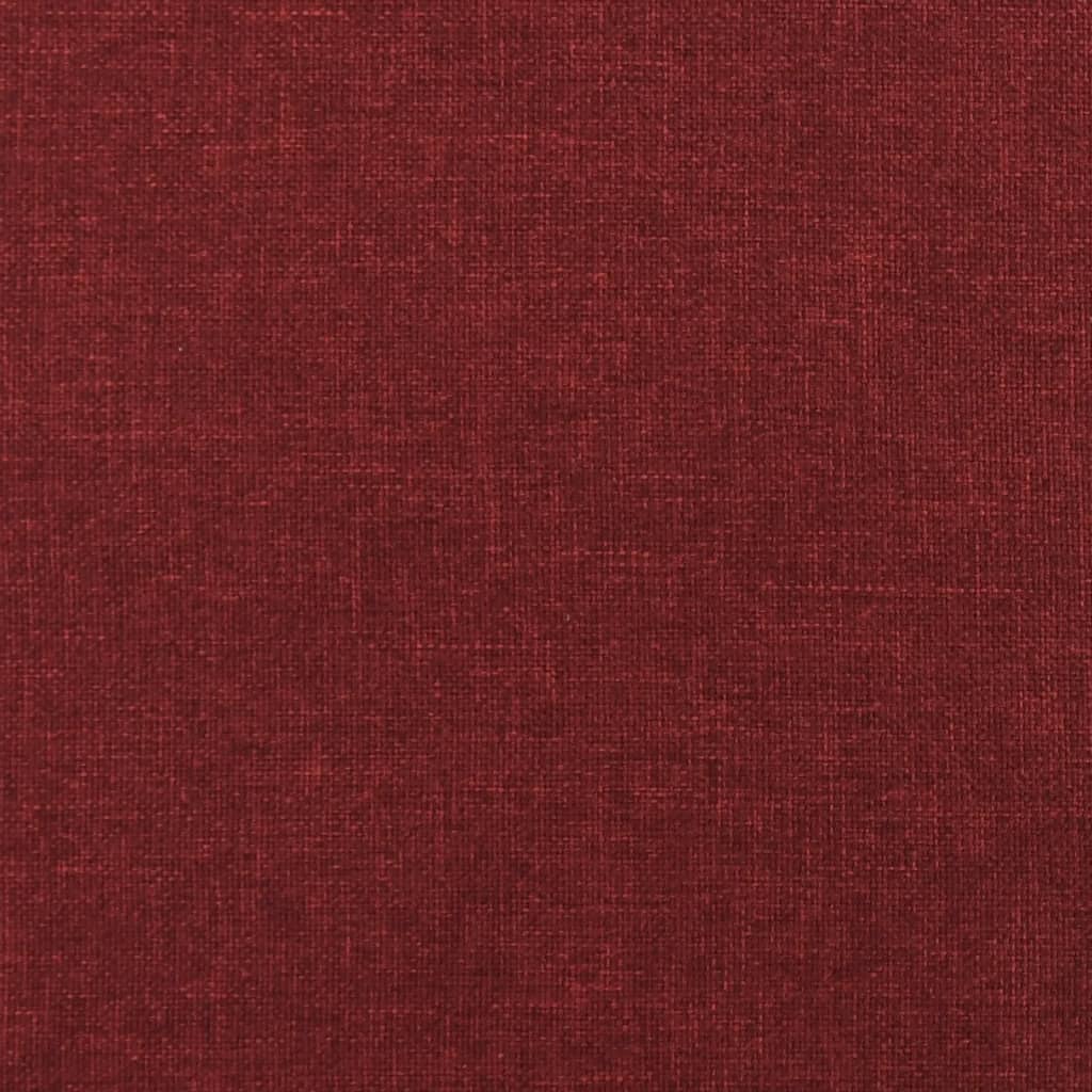 vidaXL Panouri de perete 12 buc. roșu vin 90x15 cm textil 1,62 m²