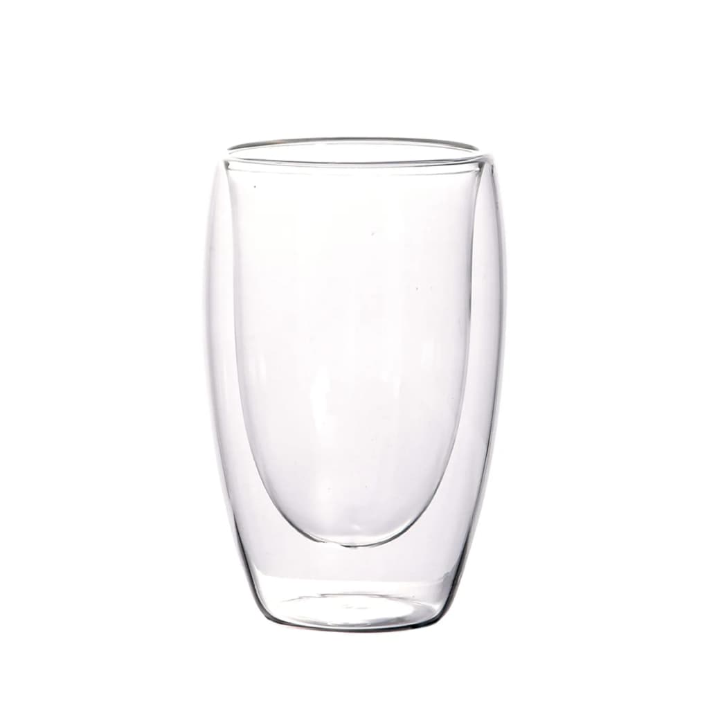 vidaXL Cești din sticlă cu perete dublu, 6 buc., 450 ml