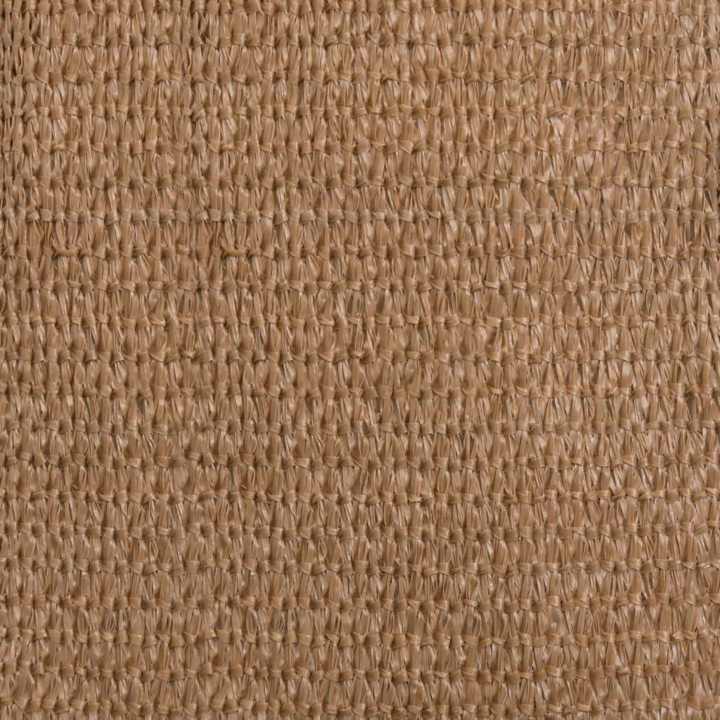 vidaXL Pânză parasolar, gri taupe, 2x4 m, HDPE, 160 g/m²