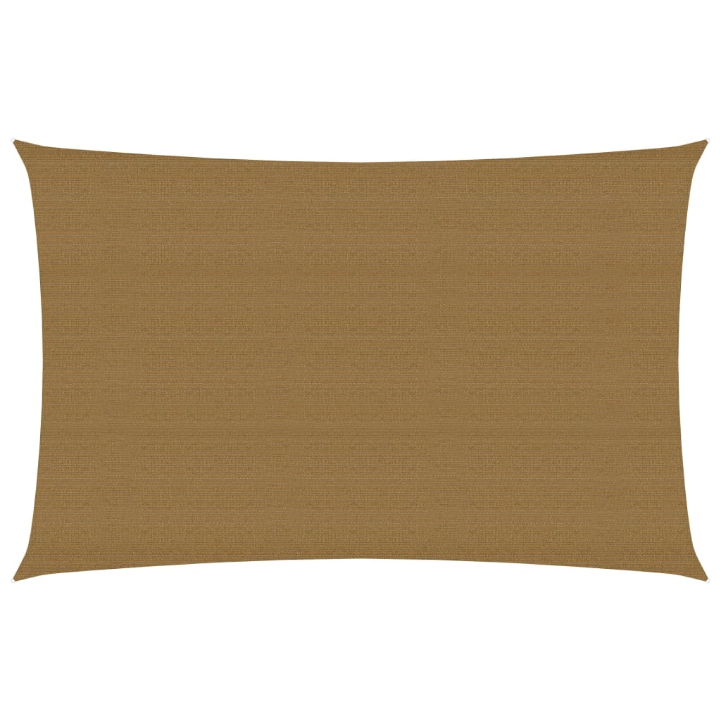 vidaXL Pânză parasolar, gri taupe, 2x4 m, HDPE, 160 g/m²