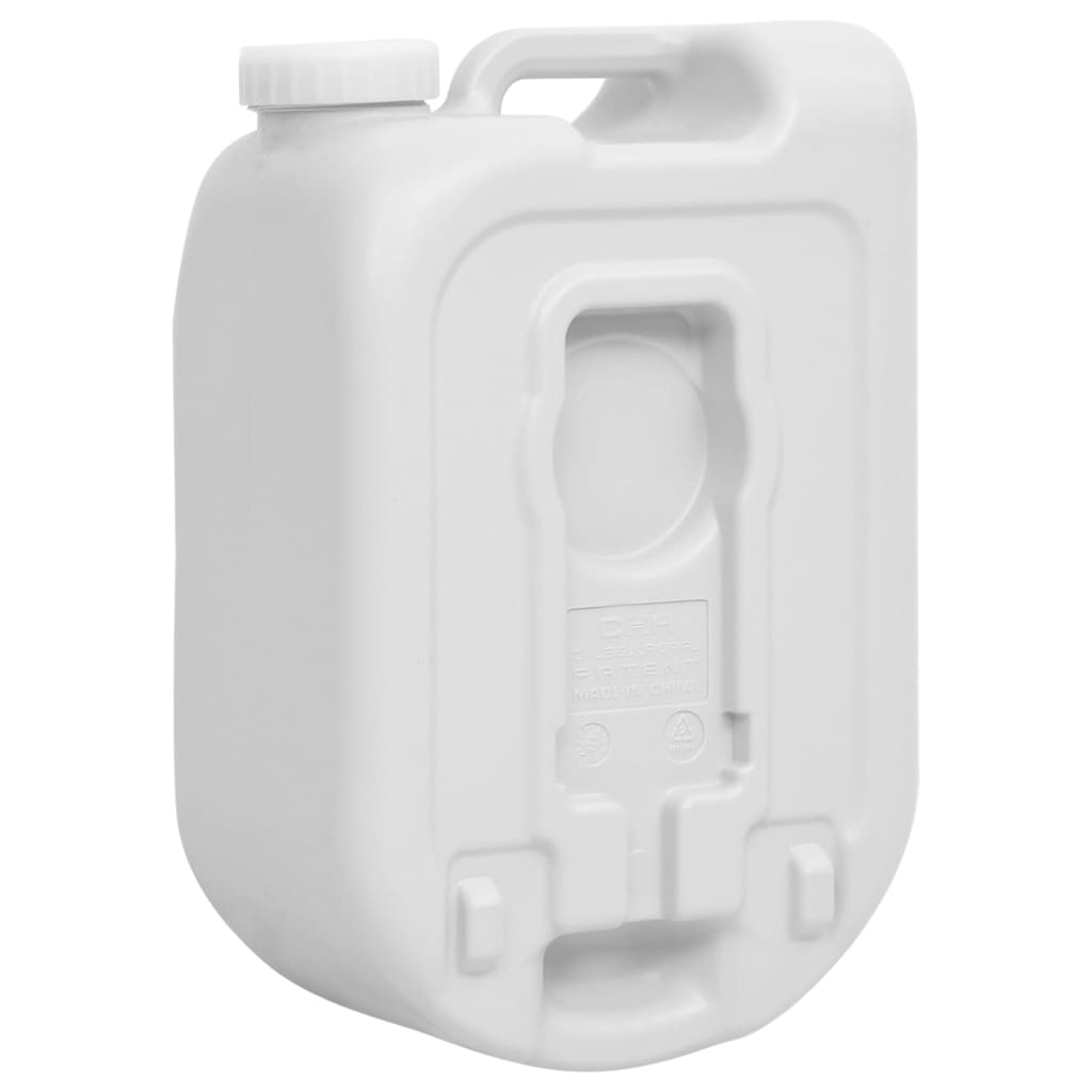 vidaXL Rezervor de apă portabil cu adaptor, gri, 24 L
